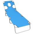 thumbnail image 1 of vidaXL Patio Lounge Chair Folding Sunlounger Sunbed with Head Cushion Steel, 1 of 59