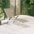 thumbnail image 1 of vidaXL Patio Lounge Chair Outdoor Sunbed Sunlounger Textilene and Aluminum, 1 of 7