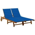 thumbnail image 1 of vidaXL Patio Lounge Chair Sunbed Sunlounger with Cushion Solid Acacia Wood, 1 of 6