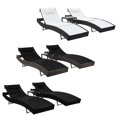 thumbnail image 1 of vidaXL Patio Lounge Chairs with Adjustable Backrest Sunloungers Textilene, 1 of 27