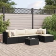 thumbnail image 1 of vidaXL Patio Lounge Set with Cushions Sectional Sofa Garden Backyard Poly Rattan, 1 of 176