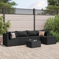 thumbnail image 1 of vidaXL Patio Lounge Set with Cushions Sectional Sofa Garden Backyard Poly Rattan, 1 of 176