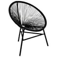 thumbnail image 1 of vidaXL Patio Moon Chair Poly Rattan Lounge Seating Furniture Multi Colors, 1 of 5