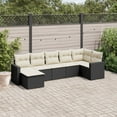 thumbnail image 1 of vidaXL Patio Sofa Set Black, 1 of 4