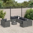 thumbnail image 1 of vidaXL Patio Sofa Set with Cushions Lounge Setting Outdoor Furniture Poly Rattan, 1 of 113