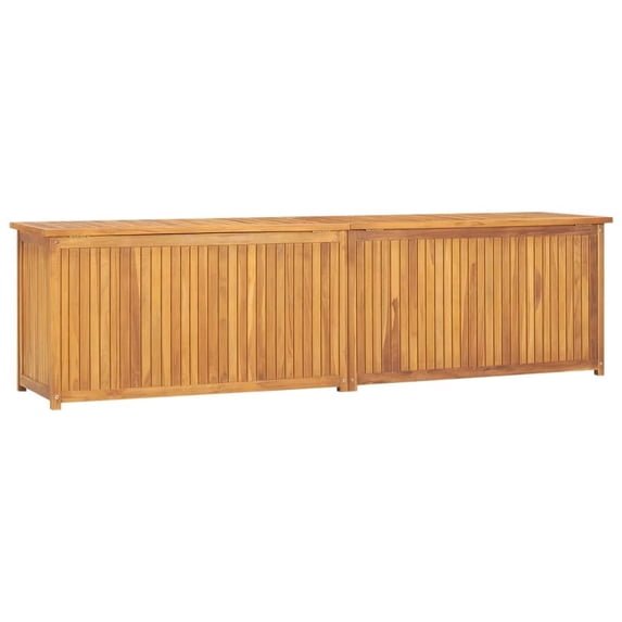 vidaXL Garden Box Natural Wood Solid Teak Wood 78.7x19.7x21.7 in