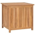 thumbnail image 1 of vidaXL Patio Storage Box Deck Box Garden Outdoor Cabinet Chest Solid Wood Teak, 1 of 60