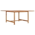 thumbnail image 1 of vidaXL Patio Table 59.1"x59.1"x29.9" Solid Teak Wood, 1 of 8
