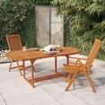 thumbnail image 1 of vidaXL Patio Table 78.7"x39.4"x29.5" Solid Wood Eucalyptus, 1 of 8
