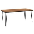 thumbnail image 1 of vidaXL Patio Table Dining Table with Hairpin Legs for Porch Solid Wood Acacia, 1 of 33