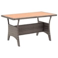 thumbnail image 1 of vidaXL Patio Table Rectangular Dining Table Outdoor Furniture Poly Rattan, 1 of 19