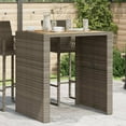 thumbnail image 1 of vidaXL Garden Bar Table Grey, 1 of 10