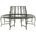 thumbnail image 1 of vidaXL Patio Tree Bench 63" Steel, 1 of 8