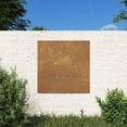 thumbnail image 1 of vidaXL Patio Wall Decoration 21.7"x21.7" Corten Steel Sun Design, 1 of 7