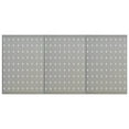 thumbnail image 1 of vidaXL Wall-mounted Peg Boards 3 pcs 15.7"x22.8" Steel, 1 of 7