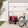 thumbnail image 1 of vidaXL Pet Bike Trailer Bicycle Cargo Dog Stroller Oxford Fabric and Iron, 1 of 10