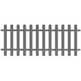 thumbnail image 1 of vidaXL Picket Fence Garden Fence Panel Outdoor Edging Border Fence Panel WPC, 1 of 34