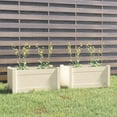 thumbnail image 1 of vidaXL Planter Decorative Patio Outdoor Plant Pot Flower Box Solid Wood Pine, 1 of 9