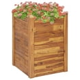 thumbnail image 1 of vidaXL Planter Flower Plant Box for Outdoor Patio Garden Solid Wood Acacia, 1 of 5