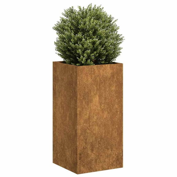 vidaXL Planter Rusty Weathering steel Large Decorative Inlays Planter