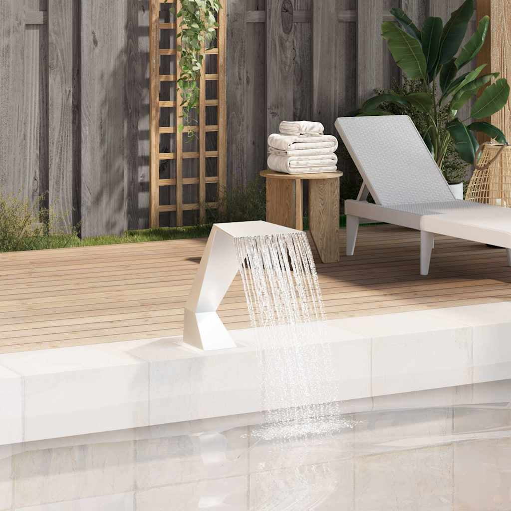 Modern Stainless Steel Pool Fountain Waterfall Feature