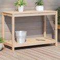 thumbnail image 1 of vidaXL Potting Table Natural Pine Solid Pine Wood Potting Table, 1 of 6