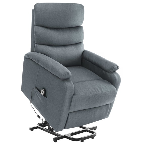 vidaXL Power Lift Recliner Electric Lift Chair for Home Theater Cinema Fabric