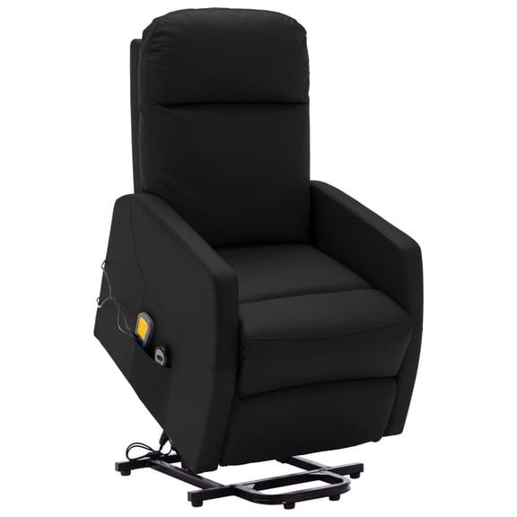 vidaXL Stand Up Massage Chair Black
