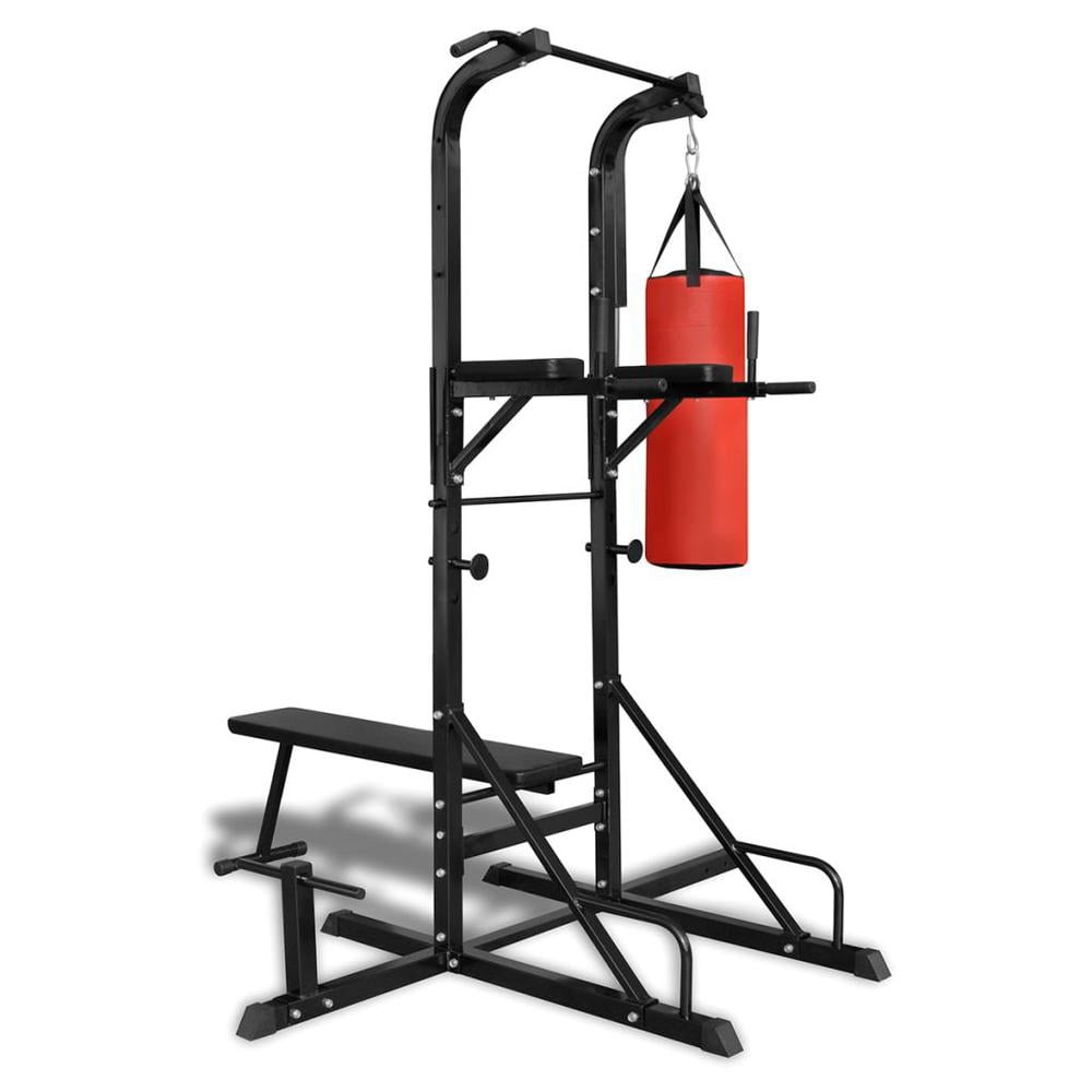 Workout Equipment Weider Power Tower With Punching Bag Weider