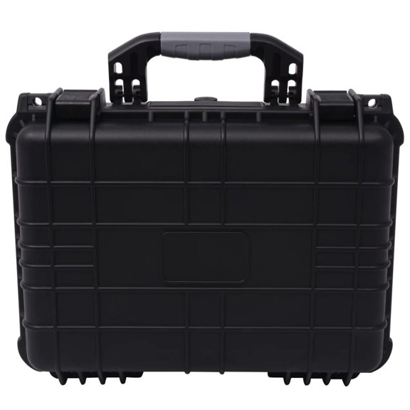 vidaXL Protective Case Hard Carry Camera Case Equipment Storage Box Black