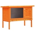 thumbnail image 1 of vidaXL Pull Out Tray Outdoor Large Wooden Rabbit Cage 35.4 x 17.7 x 25.8, 1 of 5