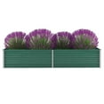 thumbnail image 1 of vidaXL Raised Garden Bed Galvanized Steel Green Planter Flower Box Multi Sizes, 1 of 212