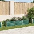 thumbnail image 1 of vidaXL Raised Garden Bed Planter Pot Flower Box Outdoor Galvanized Steel Green, 1 of 7