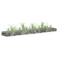 thumbnail image 1 of vidaXL Raised Garden Bed Raised Flower Bed Gabion Basket Galvanized Steel, 1 of 121