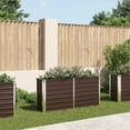 thumbnail image 1 of vidaXL Raised Garden Bed Raised Flower Bed Galvanized Steel Outdoor Planter, 1 of 7