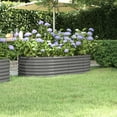 thumbnail image 1 of vidaXL Raised Garden Bed Raised Flower Bed Galvanized Steel Outdoor Planter, 1 of 5