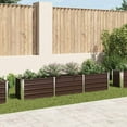 thumbnail image 1 of vidaXL Raised Garden Bed Raised Flower Bed Galvanized Steel Outdoor Planter, 1 of 10