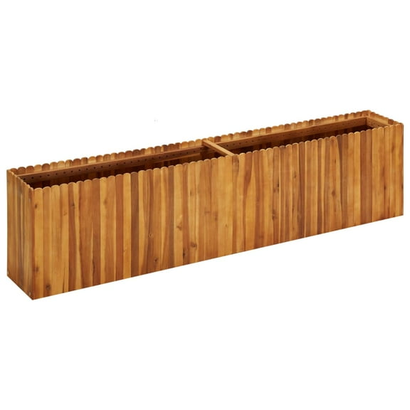 vidaXL Raised Garden Bed Raised Flower Bed Raised Garden Box Solid Acacia Wood