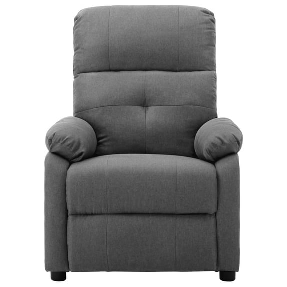 vidaXL Recliner Chair Electric Leisure Cozy Recliner for Home Theater Fabric