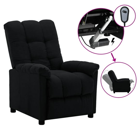 vidaXL Recliner Chair Leisure Cozy Recliner for Home Theater Cinema Fabric