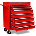 thumbnail image 1 of vidaXL Red Workshop Tool Trolley 7 Drawers, 1 of 6