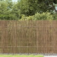 thumbnail image 1 of vidaXL Reed Fence Folding Brown 196.9" x 63" Reed, 1 of 3