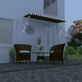 thumbnail image 1 of vidaXL Retractable Awning with Bradde Chain and LED Sunshade Shelter for Patio, 1 of 49