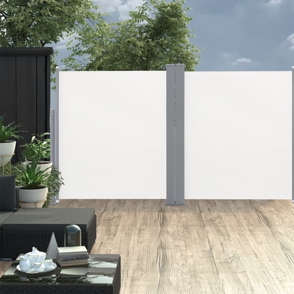 vidaXL Retractable Side Awning Folding Privacy Screen Divider Wall Outdoor