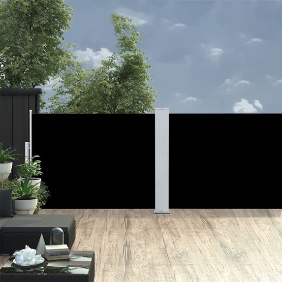 vidaXL Retractable Side Awning Folding Privacy Screen Outdoor Divider Wall