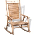 thumbnail image 1 of vidaXL Rocking Chair Bamboo, 1 of 10