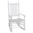 thumbnail image 1 of vidaXL Poplar Wood Outdoor Patio Curved Seat Rocking Chair, 1 of 6