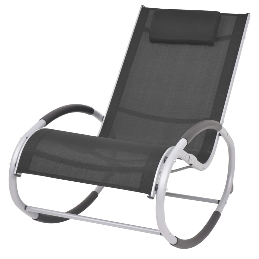 vidaXL Rocking Chair Outdoor Rocker Patio Rocking Chair with Cushion Textilene - image 1 of 3