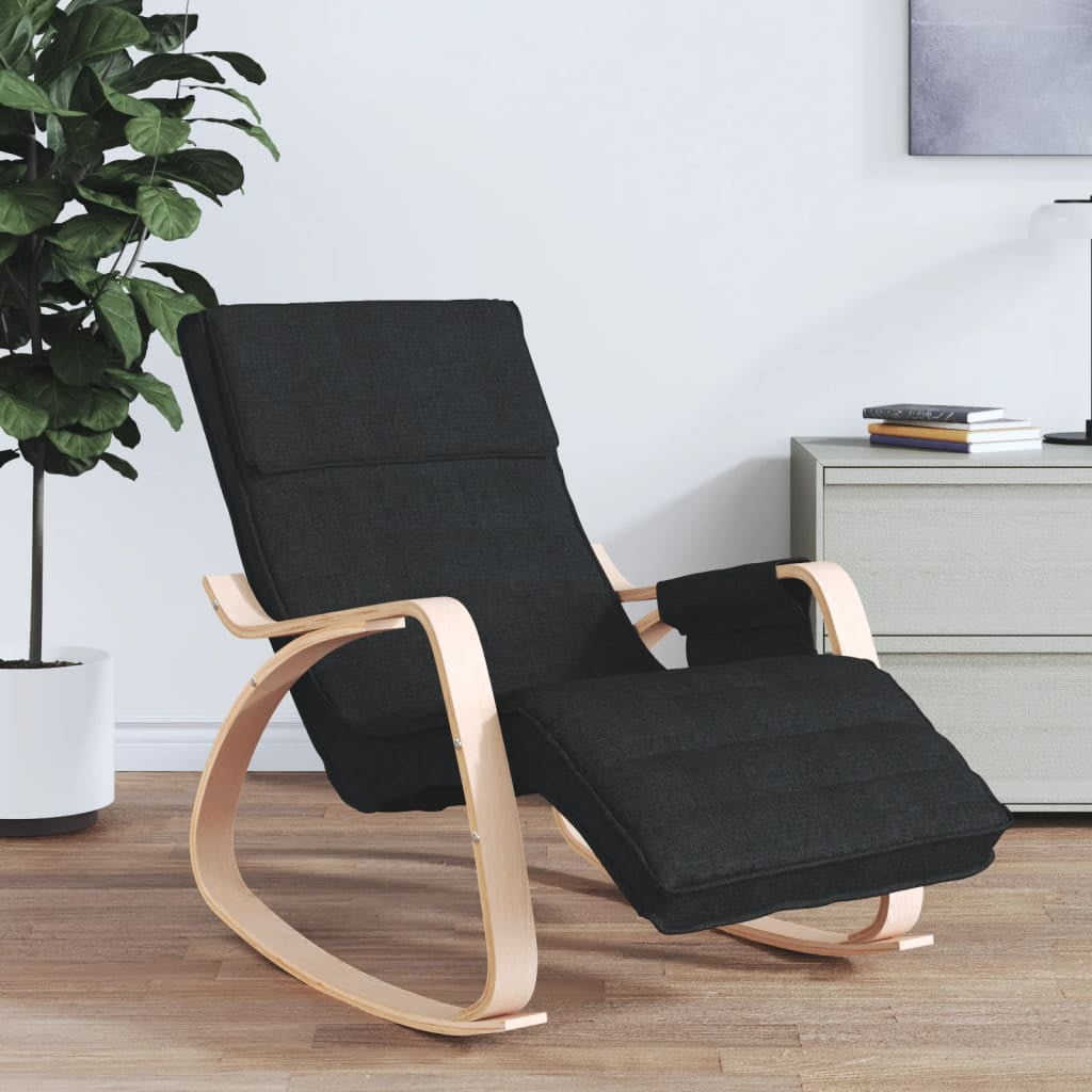 vidaXL Rocking Chair Rocker Swinging Chair for Living Room Nursery Fabric