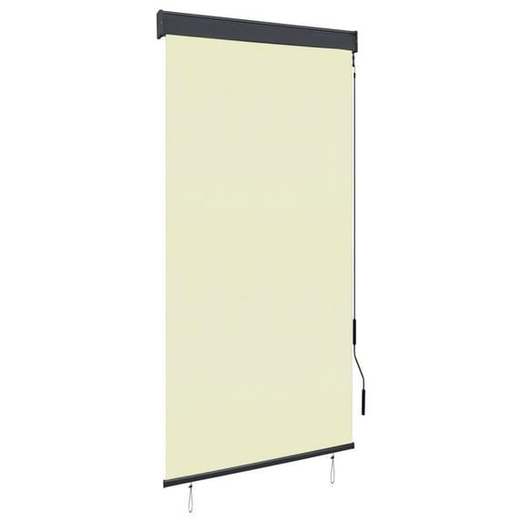 vidaXL Roller Blind Window Shade with Hand Crank Blackout Blind for Office